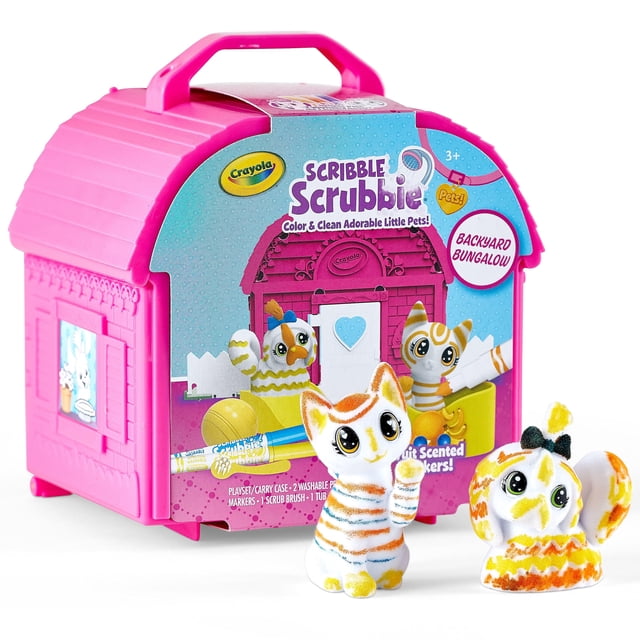 Crayola Scribble Scrubbie Pets Juguete Creativo Color & Wash