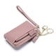 thumbnail image 2 of Cartera corta Minnieouse de piel sintética con cierre de cremallera color Rosado morado, 2 of 6