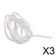 thumbnail image 1 of 3 uds 4M Mylar tubo blanco nacarado atado de moscas materiales pesca shamjiam Tubo trenzado de Mylar, 1 of 9