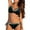 Black, variant on HBYJLZYG Bikini Sets For Women Triangle High Cut, Bandage Bikini Set Push-Up Brazilian Swimwear Beachwear Swimsuit