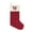 W, variant on St. Nicholas Square® Large 21″ Red Knit Monogram Stocking, R
