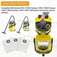 thumbnail image 1 of 12 Pack Filter Bags Vacuum Cleaner Bags For Karcher Wd4 Wd5 Wd6 Mv4 Mv5 Mv6 Replacement Parts Accessories Kit, 1 of 4