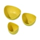 thumbnail image 5 of Platos de frutos secos Monstrate 3 piezas plástico Amarillo, 5 of 6