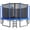 Blue, variant on YORIN Trampoline, 1200LBS 12FT 14FT 15FT 16FT Trampoline for 4-5 Kids Adults with Enclosure Net, Basketball Hoop, Ladder, Light, Sprinkler, Outdoor Heavy Duty Round Trampoline