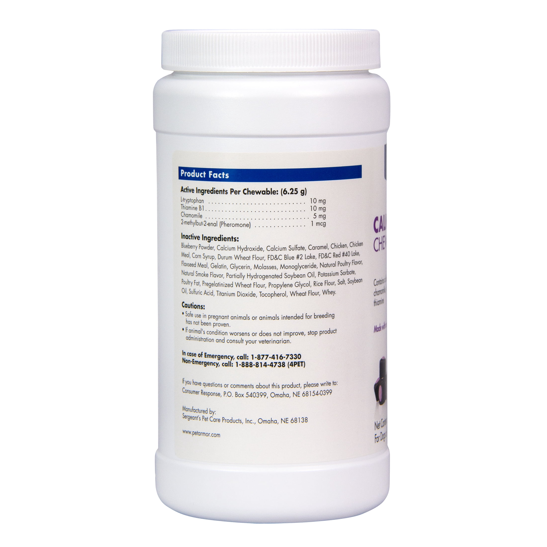 petarmor calming chews