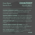 thumbnail image 6 of TSG - Knee-Sleeve Dermis Dermis Pro A Pad Black ACF Impact Foam Lightweight, 6 of 7