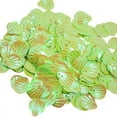 thumbnail image 1 of yuksok 15mm DIY Shell Loose Sequin Paillette Sewing Garment Embellishment Wedding Craft Green, 1 of 7