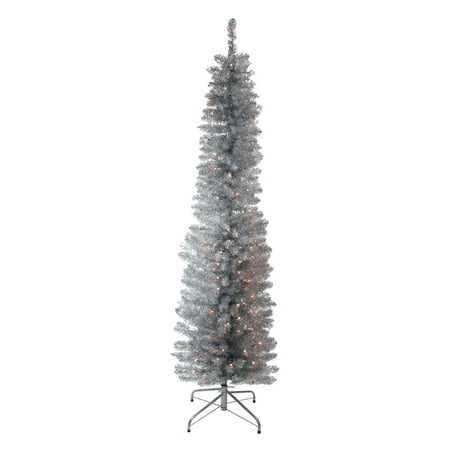 Northlight 6 Ft. Tinsel Pre-light Pencil Christmas Tree - Walmart.com Tinsel Pre-light Pencil Christmas Tree - Northlight 6 Ft. Tinsel Pre-light Pencil Christmas Tree - Walmart.com