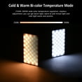 thumbnail image 3 of Andoer Photography Fill Light W140 LED Rechargeable Dimmable 2500K-9000K 20 Effects for Vlog Live Streaming Video Conference, 3 of 7