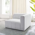 thumbnail image 1 of Modway Bartlett Upholstered Right Arm Chair, Ivory, 1 of 9
