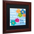 thumbnail image 2 of Trademark Fine Art "Be there" Canvas Art by Lisa Powell Braun, Black Matte, Wood Frame, 2 of 4