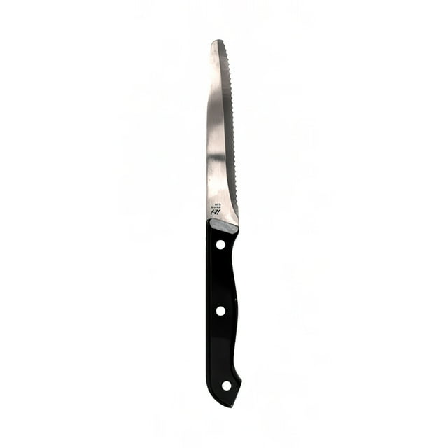 IFK-415 Couteau à Steak 8 7/8 Pouces - Acier Inoxydable avec Manche en Poly Noir