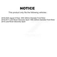 thumbnail image 2 of DS-One Kit de Rotors de Frein à Disque Forés pour Land Rover Discovery Sport Jaguar E-Pace KD-100561, 2 of 11
