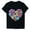 Black 08, variant on Women T-shirts Love Hearts Printed Short Sleeve Tops Crew Neck Tshirts Valentine's Day Shirts Casual Graphic Tees (XL, Black 12)