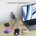 thumbnail image 4 of Satechi Cargador GaN para Viajes, Cargador GaN USB C 145W con 4 Puertos, 2X USB-C PD 3.1 y 2X USB-C, 4 of 7