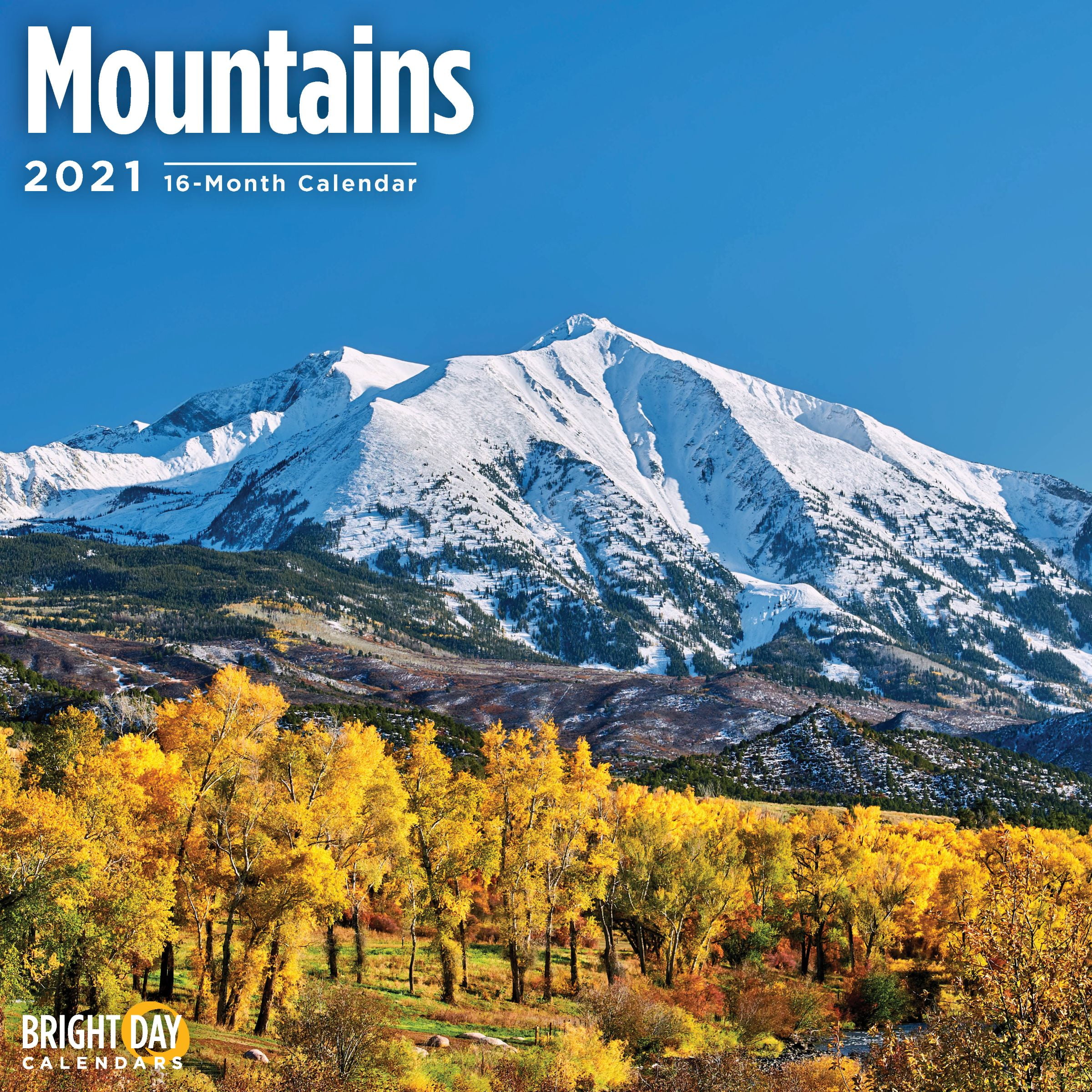 2021 Mountains Wall Calendar