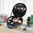 thumbnail image 6 of BZSMCE Makeup Bag Large Travel Cosmetic Bag with Adjustable Dividers Fashion Celestial Dance Printed, 6 of 7