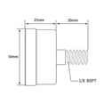 thumbnail image 4 of Manómetro de vacío axial, -1-0 bar/-30-0 inhg, carcasa de hierro inoxidable, montaje inferior Bspt de 1/4", manómetro de presión de aire, manómetro de presión de agua, manómetro hidráulico, 4 of 5