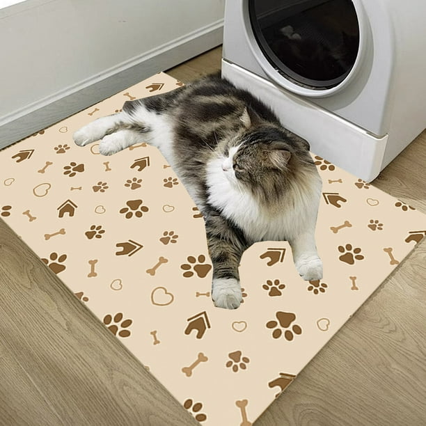Manta para sofá, tapete de alimentación para mascotas, tapete de diatomeas, tapete absorbente antideslizante, no se desgasta fácilmente y es fácil de limpiar, adecuado para gatos, perros y otras masco