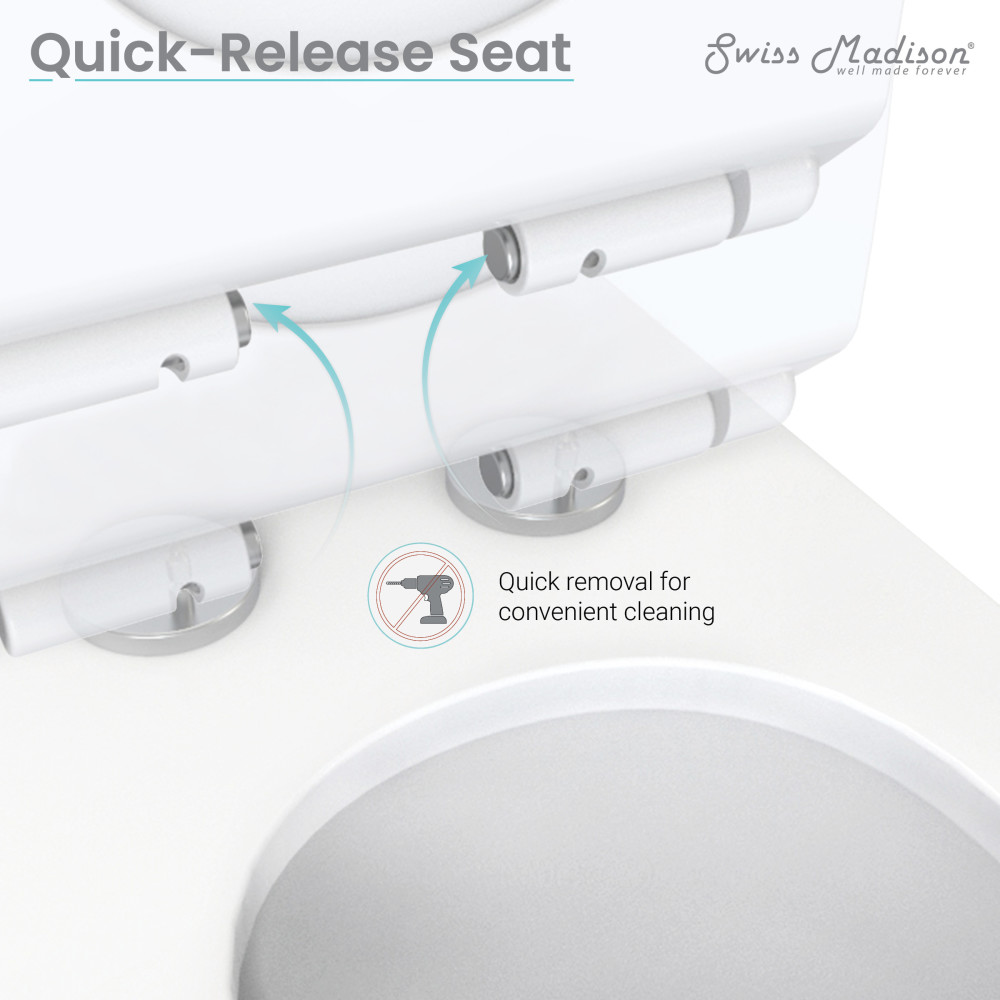 Carre One-Piece Square Toilet Dual-Flush 1.1/1.6 gpf - image 10 of 15
