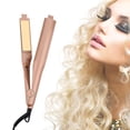 thumbnail image 4 of Jinsinto Hair Straighteners, Straightens & Curls, 100-230 Adjustable Temperature With Ceramic Plates - Gold, 4 of 4