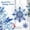 Snowflake Mandala, variant on Christmas Snowflake Diamond Painting Kit Blue Mandala Rhinestone Art, 7.9 inch DIY Crystal Suncatcher Hanging Ornament for Window Wall Decor