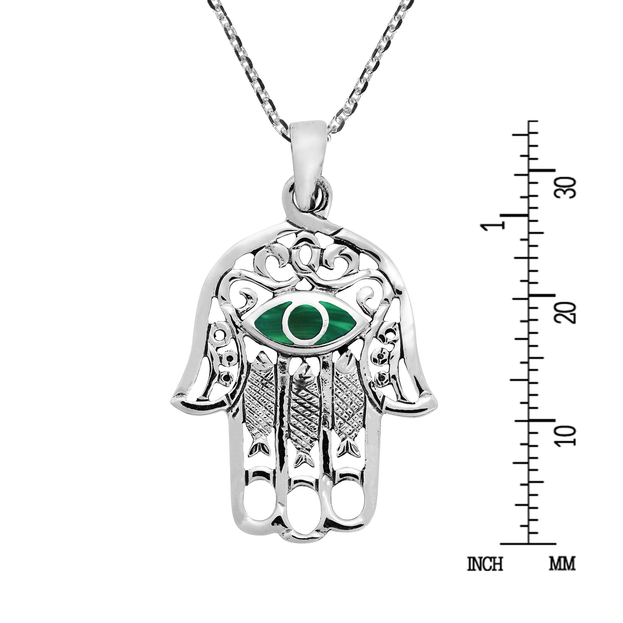 Mini Hamsa With Green Eye – ceMMent