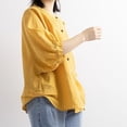 thumbnail image 6 of Short Sleeve Shirts for Women Casual Blouse with Round Neck Oversized Fit Womens Summer Tops, 6 of 6