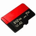 thumbnail image 1 of Tarjeta de memoria TF Micro SD de 512 GB, velocidad UHS-I, certificación U3/V30/C10, ideal para video 4K, cámaras, teléfonos y consolas Android, 1 of 7