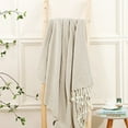 thumbnail image 6 of Home Soft Things Chevron Knit Throw- Amphora- 50"x60", 6 of 10