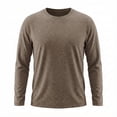 thumbnail image 5 of Mens Muscle Shirts Long Sleeve Crew Neck Slim Fit Gym Athletic Sports T-Shirt Workout Pullover Dad Gifts, 5 of 5