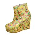 thumbnail image 2 of WSBDENLK Women's Colorful Ankle Boots with Side Zipper Plus-Size Comfortable Wedge Heel Ankle Boots, 2 of 9