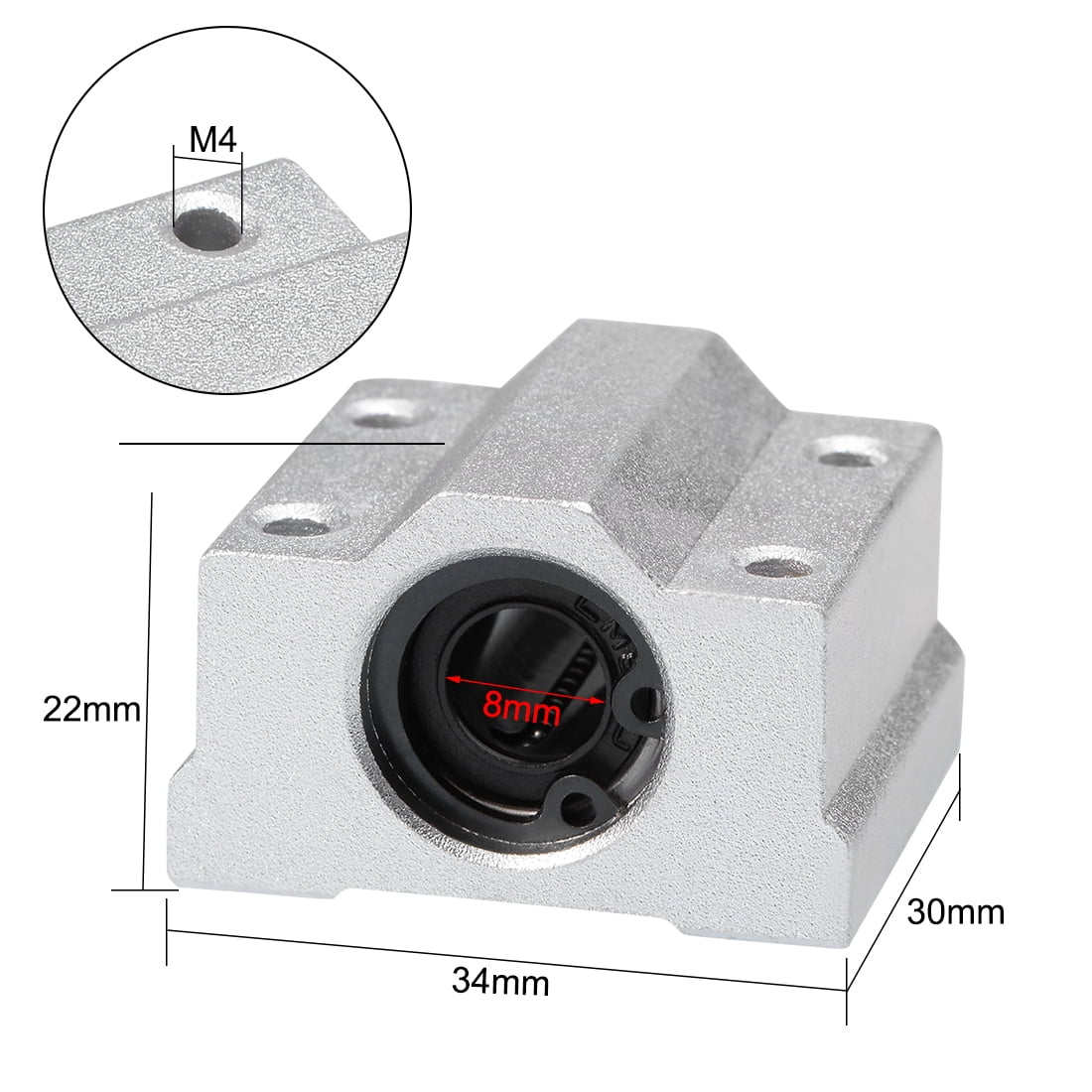 MGN12H 300mm Guideway For CNC 3D Printer MGN12H Linear Rail Guide 300mm ...
