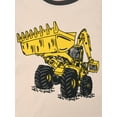 thumbnail image 5 of HWJAD Boys 2 Piece Outfits Set Toddler Kids 100% Viscose Short Sleeve T-Shirts and Shorts Sets Excavator Summer Clothing, 5 of 10