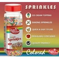 Bakers Choice Rainbow Sprinkles for Baking Rainbow Jimmies Sprinkles