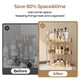 thumbnail image 4 of Organizador de maquillaje FELIZHOUSE de 3 niveles para tocador y baño, 4 of 8