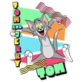 thumbnail image 2 of Girl's Tom and Jerry Just Retro Tom  Graphic Tee White X Small, 2 of 4