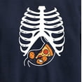 thumbnail image 3 of Instant Message - Pizza Nuggets Skeleton - Toddler & Youth Crewneck Fleece Sweatshirt, 3 of 6