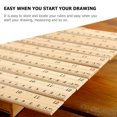 thumbnail image 4 of Miangastore 20pcs Household Wood Rulers Multi-function Straight Rulers Painting Straight Rulers Wooden Rulers, 4 of 8