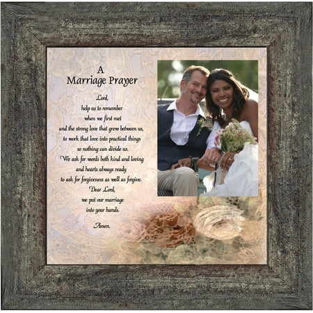Framed Prayer for Your Marriage, Christian Wedding Gift for Bride and Groom, 10X10 (Best Wedding Gifts For Groom)
