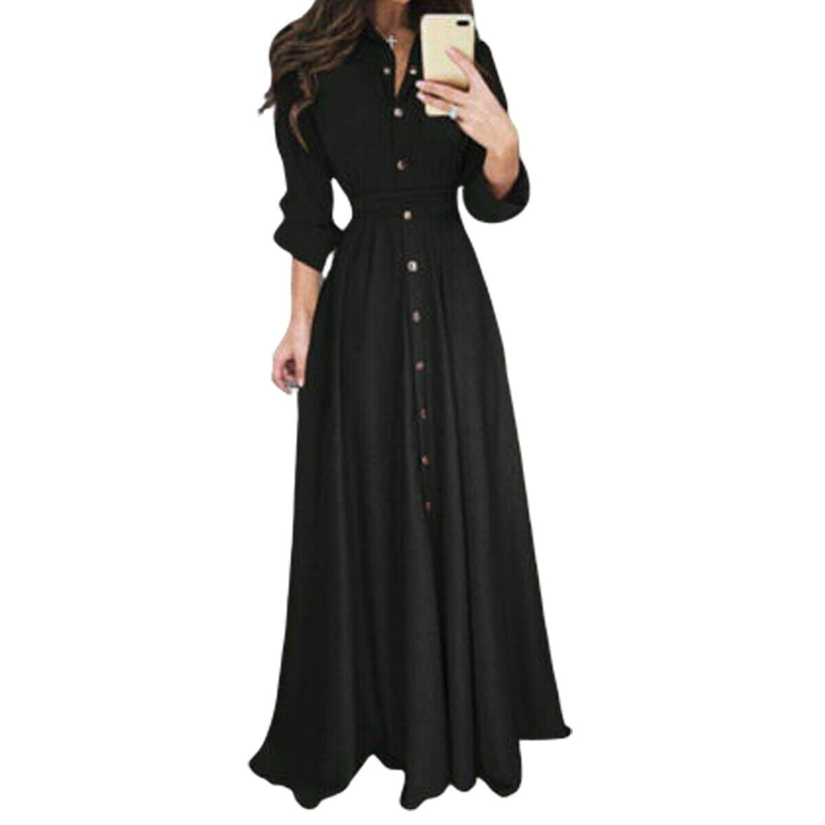 shirt dress evening gown