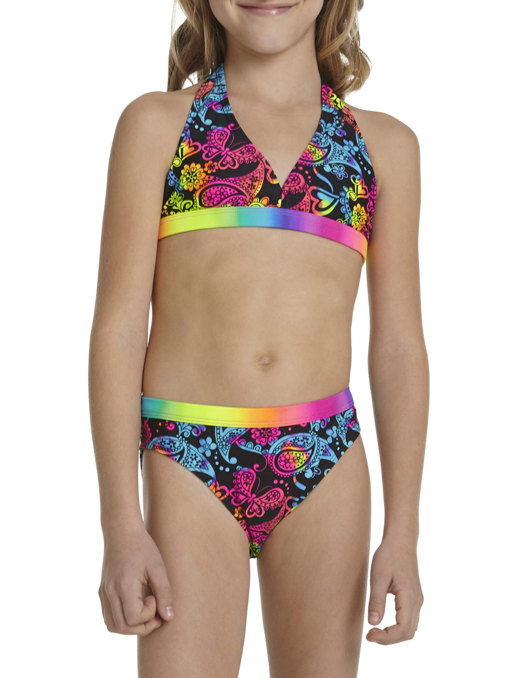 OP Polka Dot Baby Girls 2 Piece Bikini Swim Suit Swimsuit