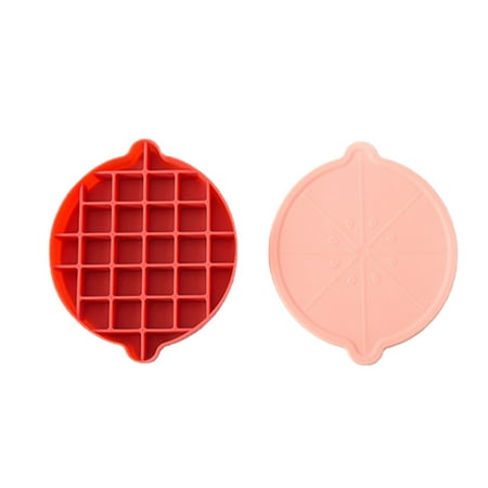 

Soft Silicone Household Ice Mould With Lid Small Ice Cavity Ice Box Red