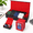 Set Black Red, variant on Trading Card Storage Case with Playmat Compartment, Set Black Grey, Holds 2400+ Cards