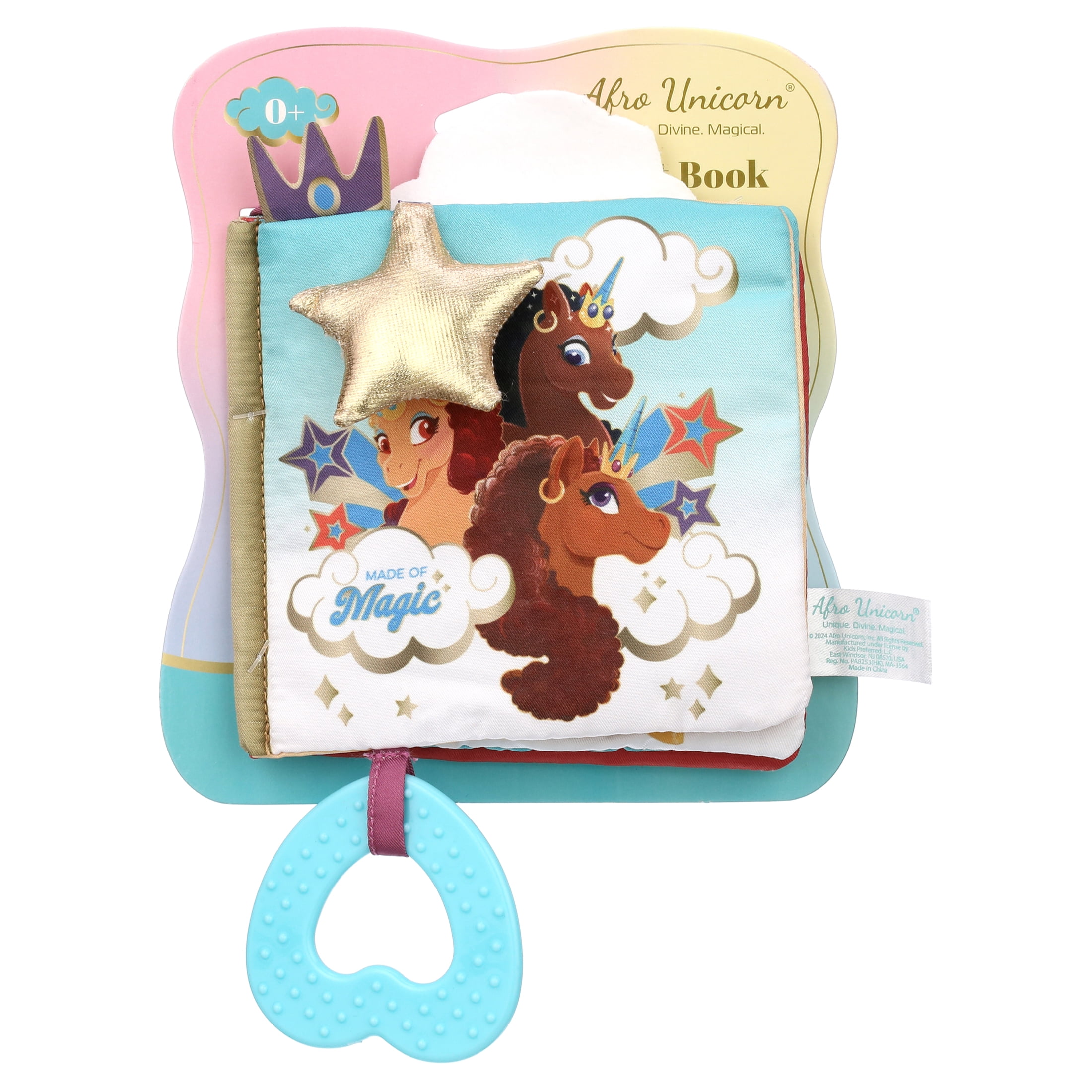 Afro Unicorn Soft Book