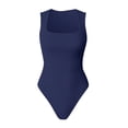 thumbnail image 4 of (clearance Sale)MSJUHEG Jumpsuits for Women Shapewear Tummy Control Shapewear Power Tanktop Bodyshaper New Ribbed Jumpsuit Shaping High Elastic Butt Slim Fit Jumpsuit Shapewear Bodysuit Navy Xl, 4 of 5