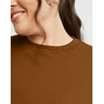 thumbnail image 4 of Hanes Originals Women's French Terry Sweatshirt (Plus Size) Allgood Gold 2X, 4 of 5