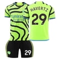 thumbnail image 1 of 2324 Arsenal away green shirt set, 1 of 2