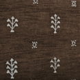 thumbnail image 4 of Rugsotic Carpets Handmade Rugs Hand Knotted Loom Square 8'x8' Brown White Wool for Indoor Use, 4 of 6