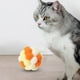 thumbnail image 4 of Juguetes interactivos para gatos Colco KICKER Pelota rodante pelotas para chirriar Naranja amarillo, 4 of 8
